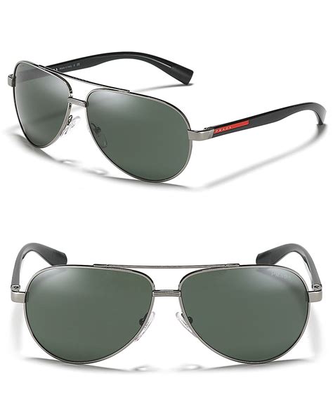 prada linea rossa men's aviator sunglasses|prada linea rossa sunglasses sale.